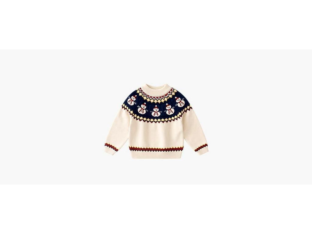 Dudujia Baby Red Sweater - Winter Knitwear for Boys, Festive New Year Collection