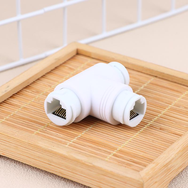 1Pc Poe Splitter Adapter Ethernet One Network Cable Two Camera Splitter Combiner Connector Converter Poe Switch