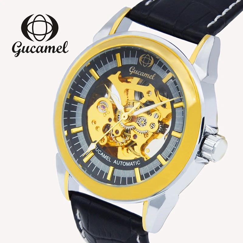 

Top Brand New Men s Mechanical Watch Fashion Automatic Bottom Hollow Mechanical Waterproof Watch