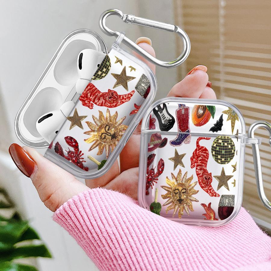 Autocollants Mode Coques Transparentes pour Écouteurs Coque Pour Airpods Pro Pro3 3 2 Pro2 4 1