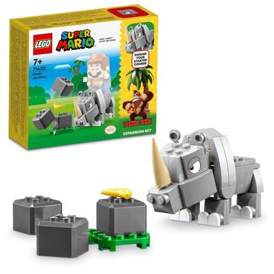LEGO Super Mario Run! Rhino Lambi 71420 Baustein Geschenk Abenteuer ~