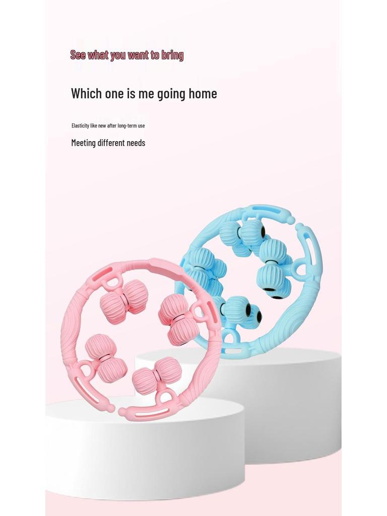 16-Wheel Calf and Thigh Roller Massager