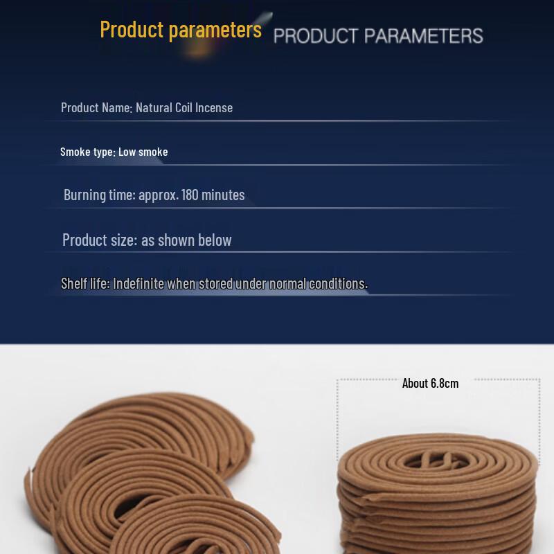 Natural Rose Sandalwood Deodorizing Incense Coils