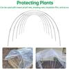 30Pcs Garden Hoops for Netting Tunnel, Garden Hoops Greenhouse Frame Flexible Tunnel Arch Crop Protection Hoops for Raised Beds