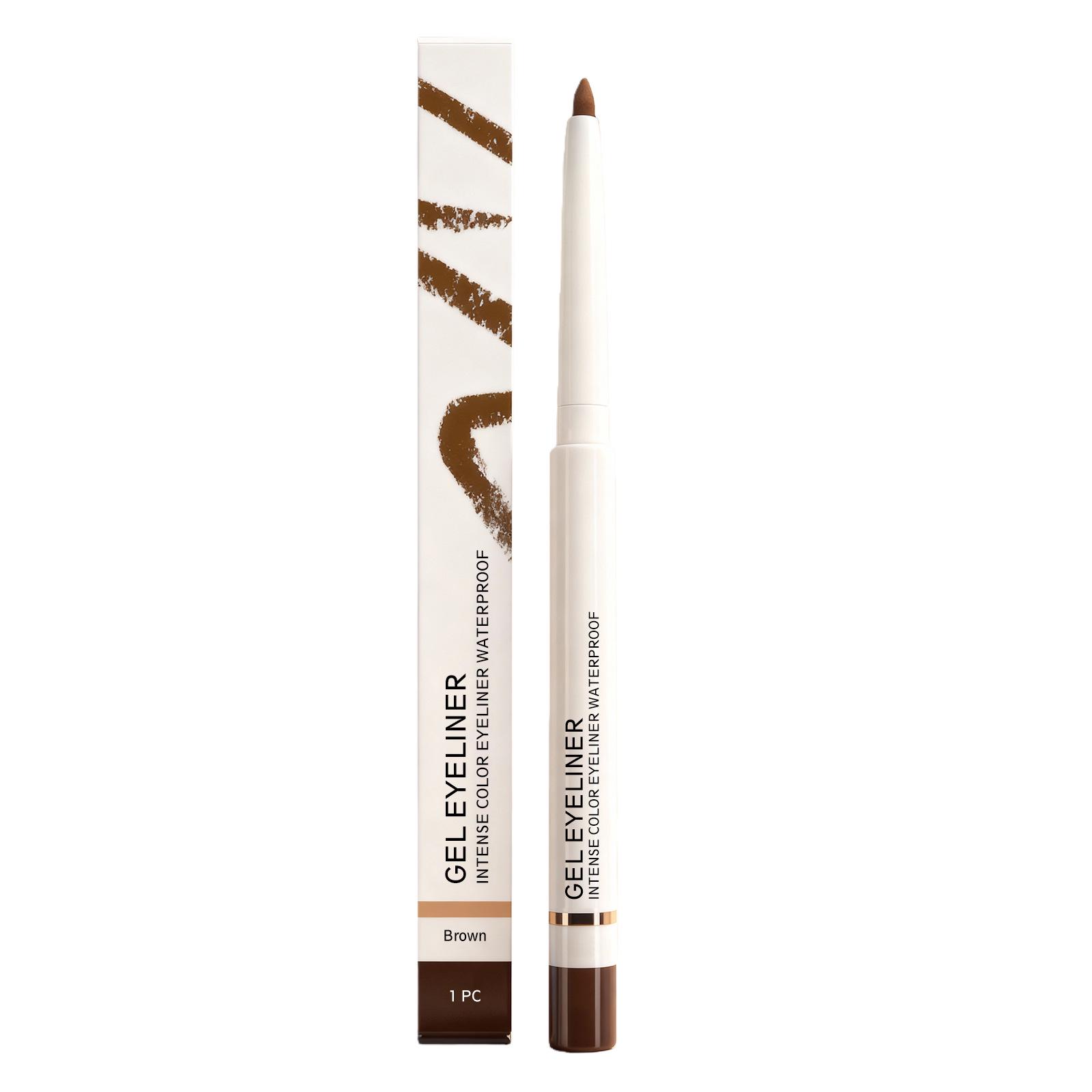 Brown Matte Waterproof Eyeliner: No Smudge, Easy Application, Silky Smooth, Natural Color Payoff