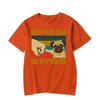 Summer Unisexs Letter Dog Print Round Neck Tshirt Casual Neutral Highquality Street Soft Breathable Hiphop Short Sleeved Shirt