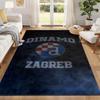 GNK Dinamo Zagreb Carpet Door Mat for Living Room or Bedroom Protective Mat Under Chair Office Decoration Christmas Gift Birthday Present