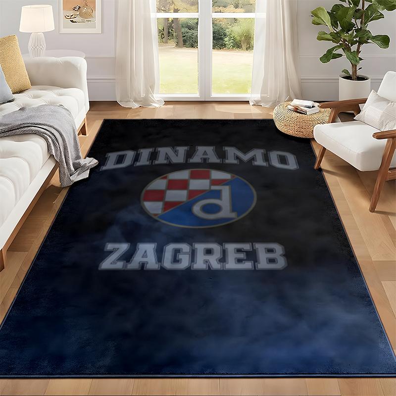GNK Dinamo Zagreb Carpet Door Mat for Living Room or Bedroom Protective Mat Under Chair Office Decoration Christmas Gift Birthday Present