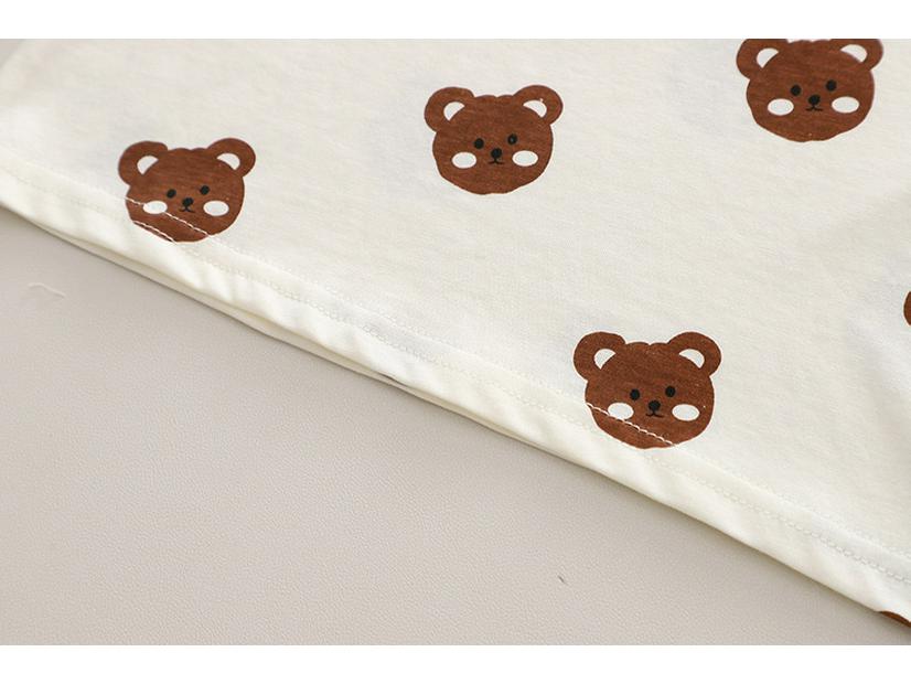 Kids' Summer Cartoon Casual Two-Piece Suspender Short Sleeves Suit