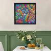Kit Pittura Diamante 5D Fai da Te con Diamanti Parziali a Punti, Gem Art per Adulti, Decorazione per la Casa, Pitture Diamante Gem Art 30x30cm