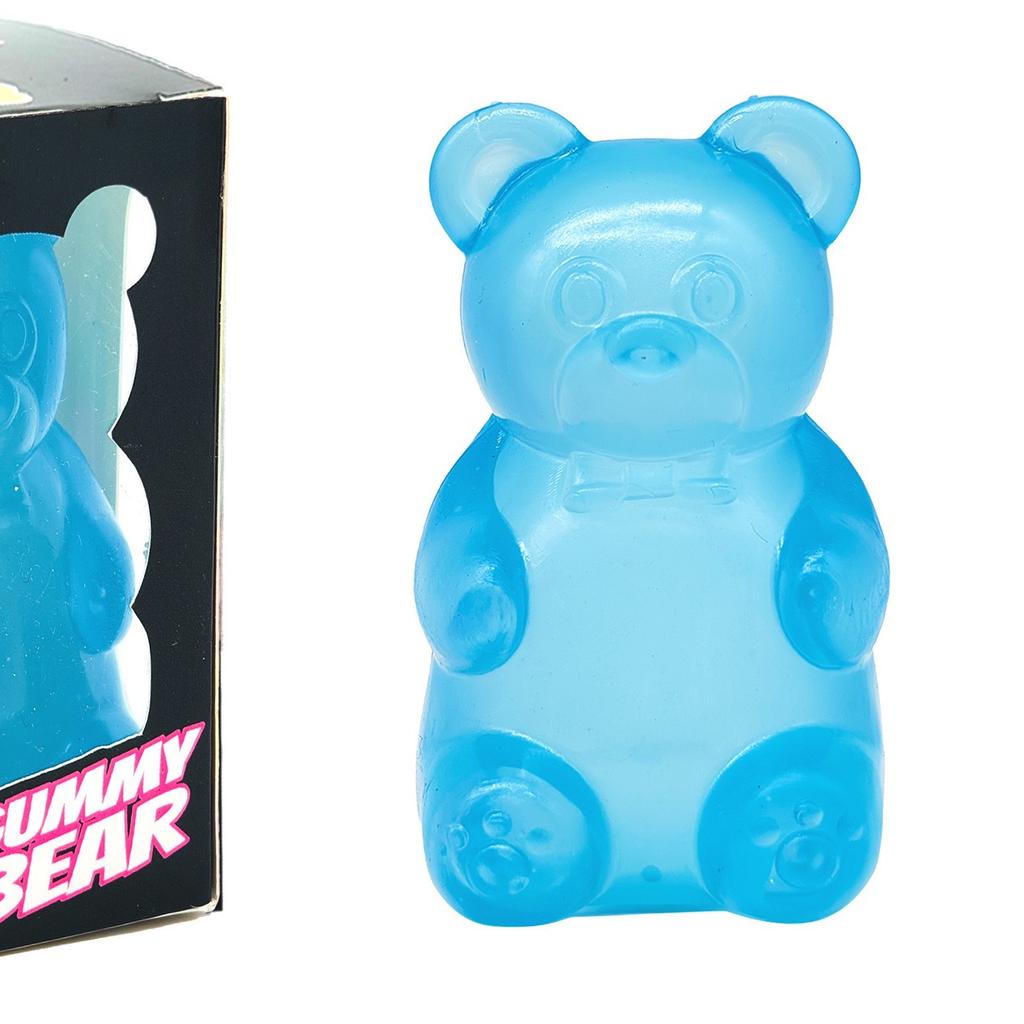 Squishy Gummy Bear Squeeze Toy - Stress Relief Fidget Sensory Toys, Soft Slow-Rebound Squishies for Anxiety, Hand Therapy