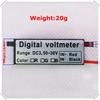 Micro 0.56"Digital Voltmeter DC3.50-30.0V Vehicles Motor car Waterproof Voltage Panel Meter LED Display Color Green Car Motorcycle Vehicle Automotive