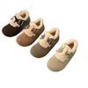 New velvet teddy fur women wear retro soft-soled fluffy cotton shoes platform snow boots in winter