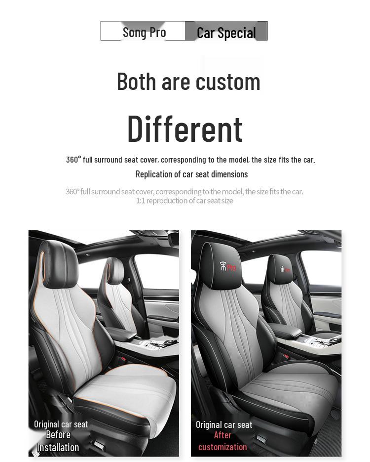BYD Song PRO Full Leather Car Seat Cushion - New All-Season Model