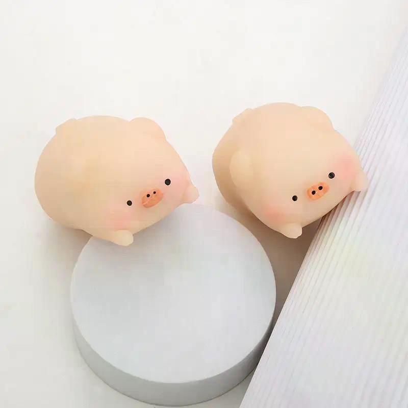 1Pcs Piglet Stress-relieving And Venting Toy Cute Little Pink Pig Squeeze Toys Kawaii Pet Fidget Props Gifts For Friends