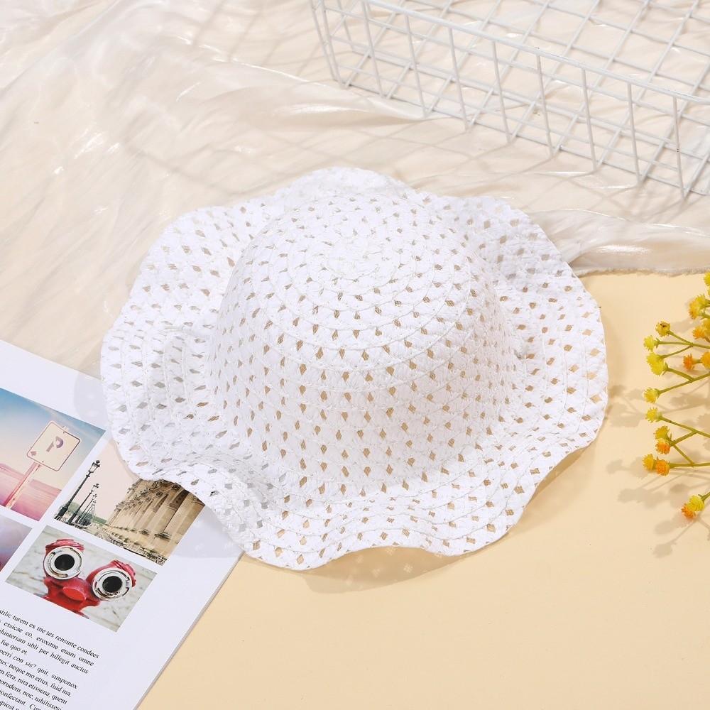 Hollow Out Baby Hats Large Brim Bucket Hat Cute Beach Hats Summer