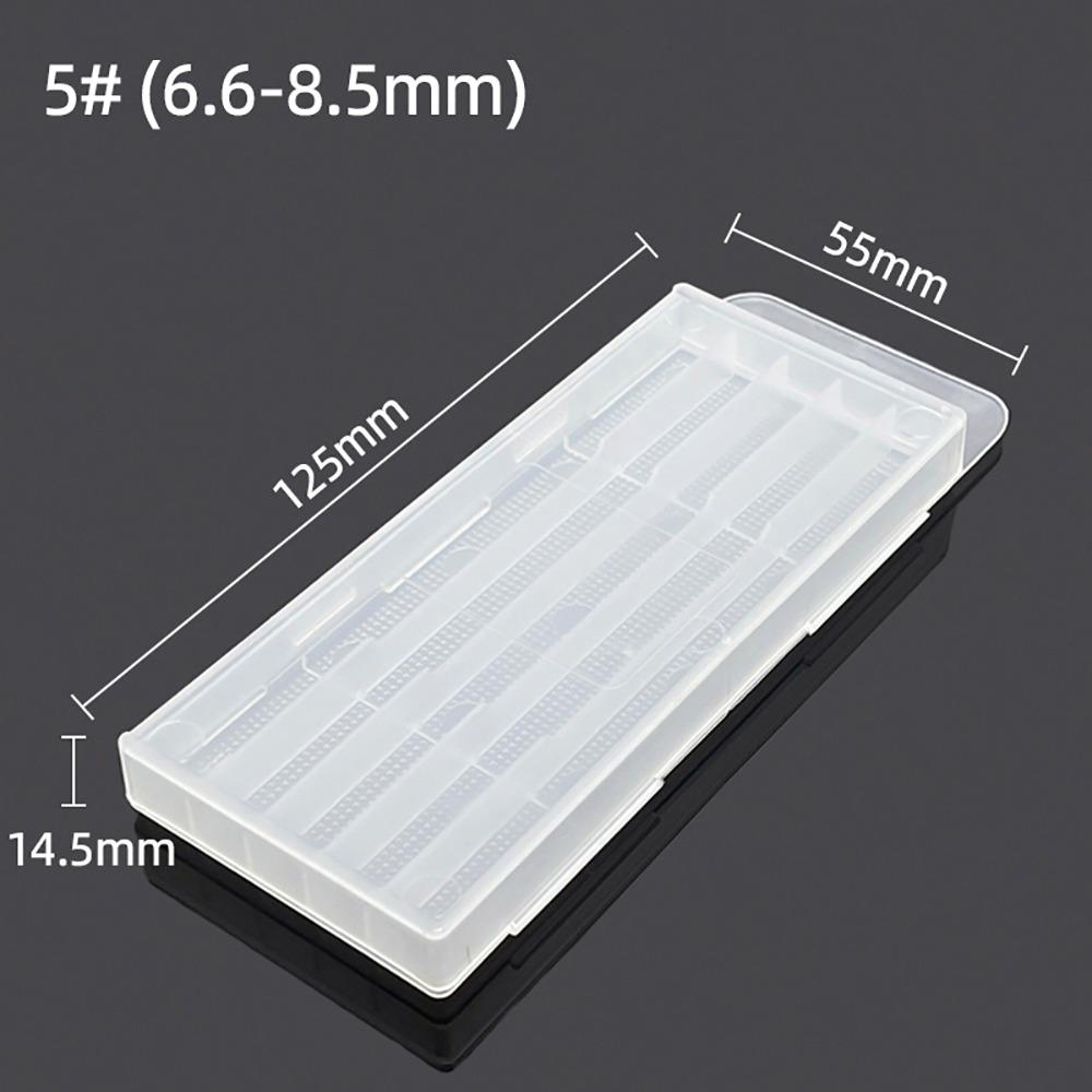 1Pcs Clear Tool Parts Storage Case Plastic Hardware Tool Box For Twist Drill Tap Accessories
