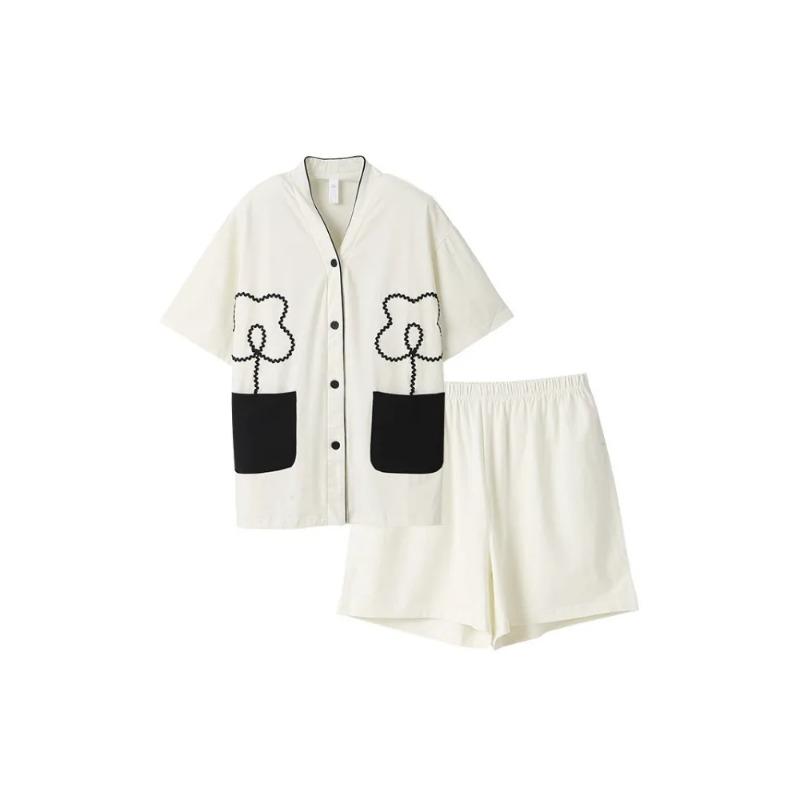 Pajamas for Women, Summer Short-sleeved Shorts, Loose Style, Comfortable and Casual