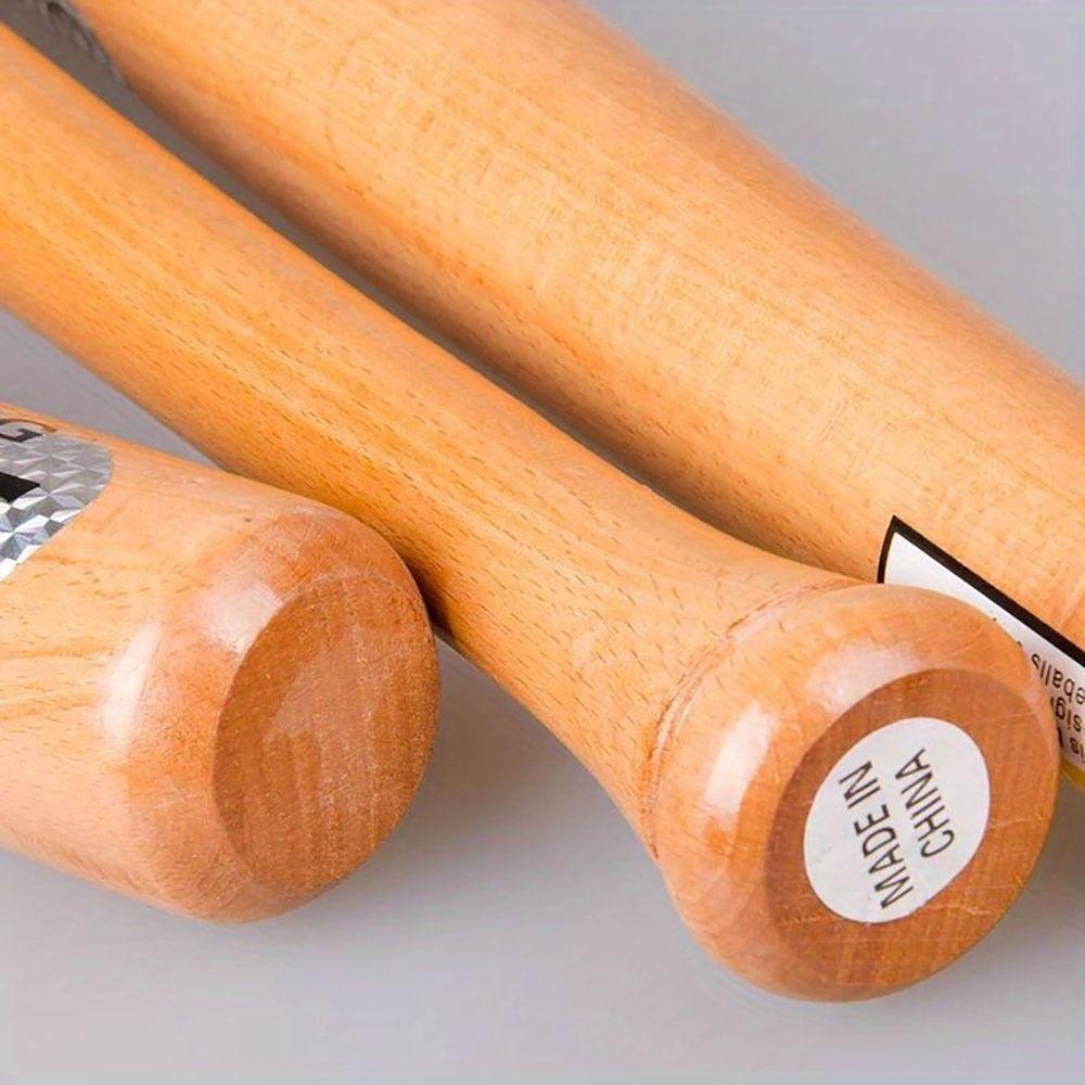 1Pcs Kids Training Children Baseball Bat Competition Accessory Solid Wood Baseball Training Shock Absorbing 54cm Softball Stick
