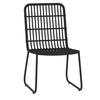 Maison Exclusive - Ensemble à manger de jardin 7 pcs Noir