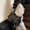 Summer new niche retro locomotive armpit women's bag multi-pocket fashion personality versatile portable shoulder bag