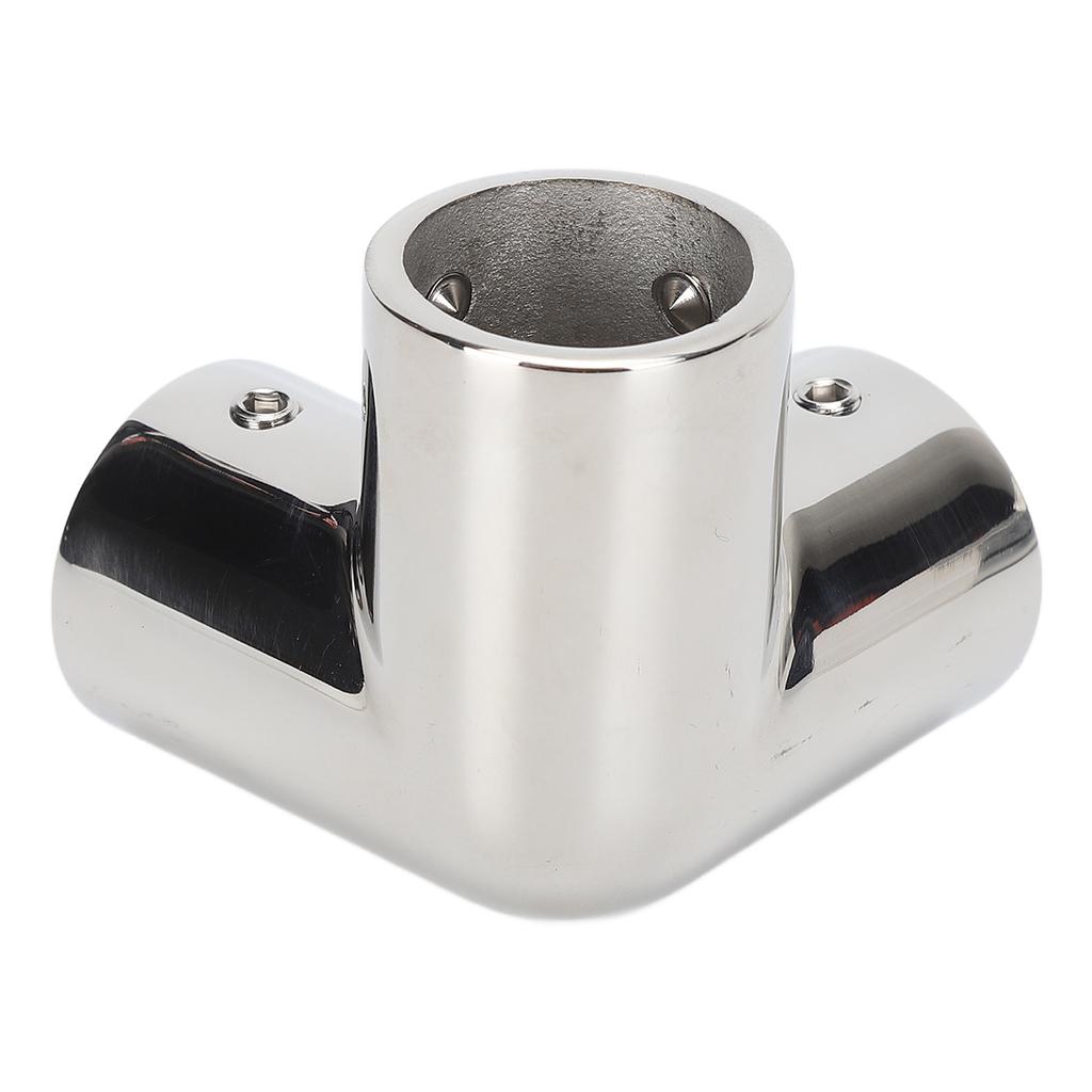 3 Way Corner Tee Joint 316 Stainless Steel Mirror Polished Yacht Hand Rail Elbow Pipe Fittings