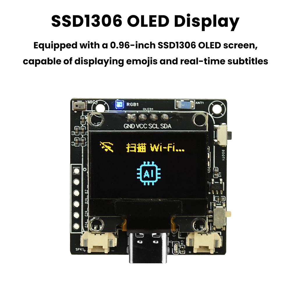 ESP32-C3 voice chat module Xiaozhi AI artificial intelligence development board Intelligent Voice Dialogue Module Type C interfa