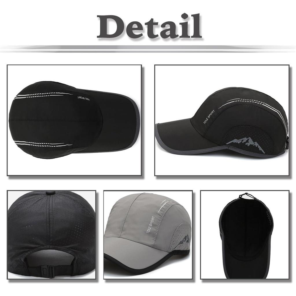 CZA089 [White Fang] Cap, Hat, Sunshade, Mesh, Outdoor, Sports, Simple, Casual, Men's, Women's, (Navy)