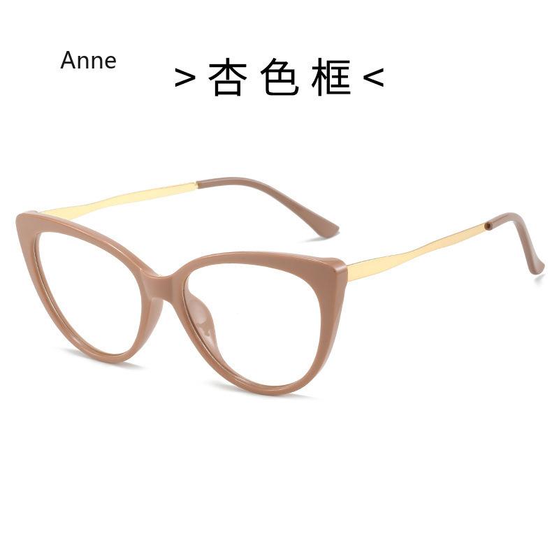 TR90 Anti Blue Light Blocking Glasses Frame Women Luxury Designer Retro Eyeglasses Ladies Optical Frame  Trend gafas