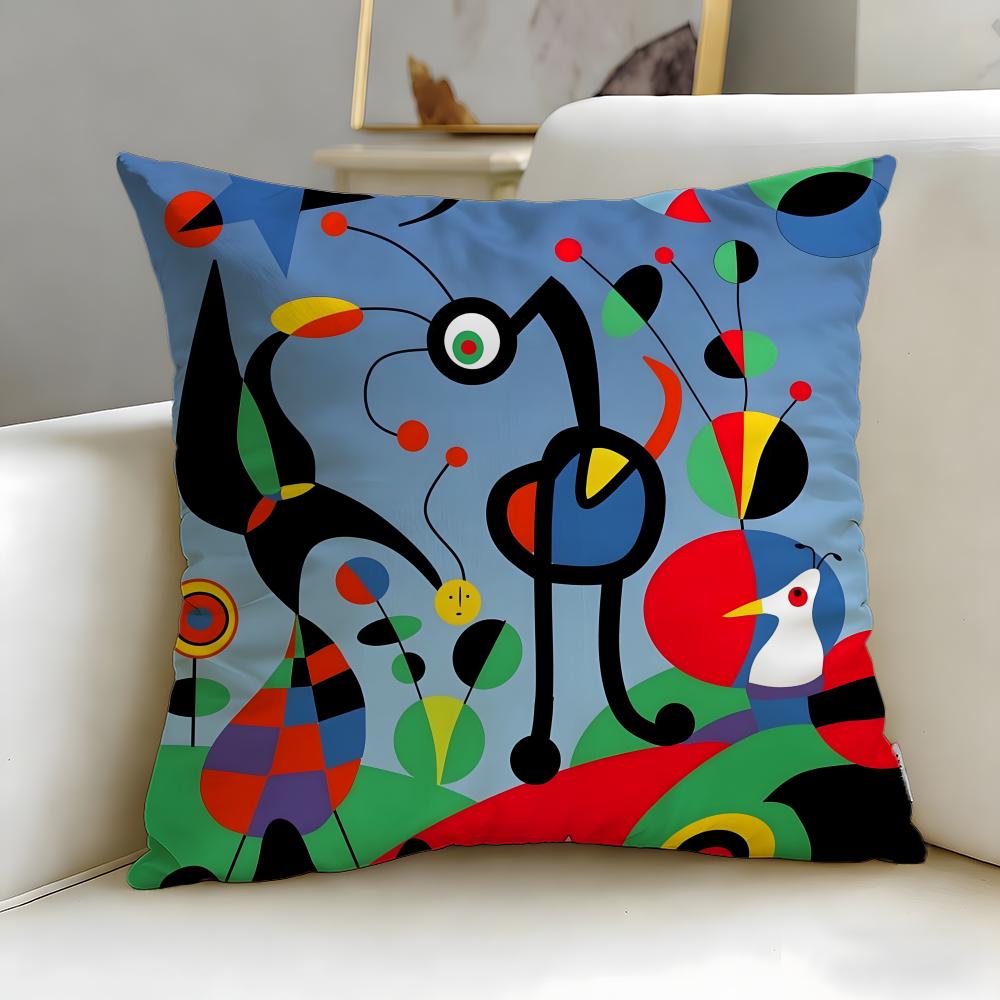 Hot JJoan Mirosew Cushion Cover Stylish Washable Pillow Cover Ideal for Couch Bedroom Car Decoration