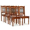 Day and Night - Day and Night Dining Chairs 6 Pcs Classic Solid Wood