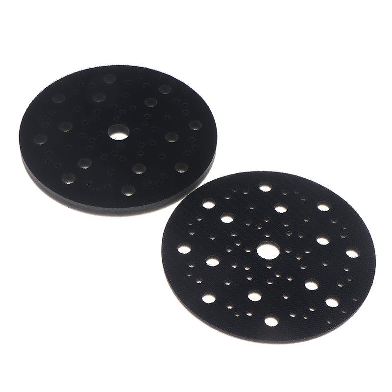 1/3Pcs 15cm Soft Sponge Buffer Backing Pad for Orbital Sander with 70 Holes Durable Polishing Tool Interface Pads