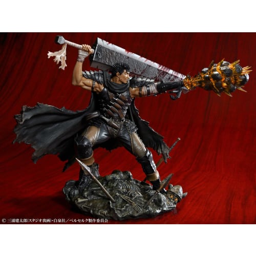 TV Anime "Berserk" Guts Black Swordsman Ver. Approximately 265mm PVC & ABS Pre-painted Finished Figure