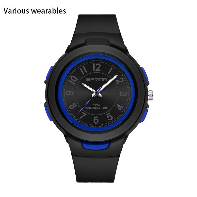 New Personalized Casual Men's Electronic Quartz Watch Fashion Trend Creative Watch Outdoor Waterproof Watch