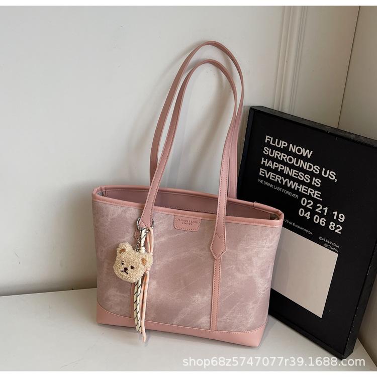 Underarm Large Capacity Tote Bag Women 2025 Korean Version Niche Design Trendy Fashion Shoulder Bag Casual Versatile Underarm Bag