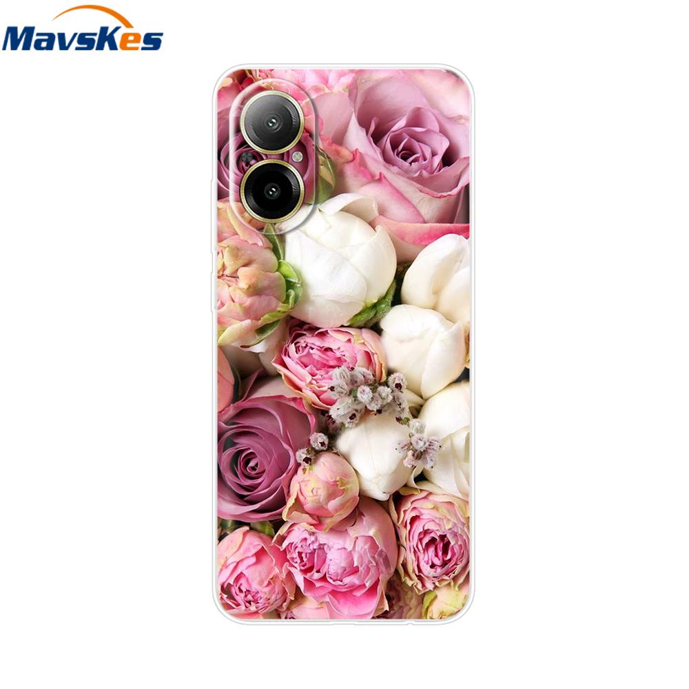 Für Realme C67 4G Hülle RealmeC67 C 67 4G RMX3890 Niedliche Weiche Klare Silikon Handyhüllen Für Realme C67 4G Schutzhülle Capa