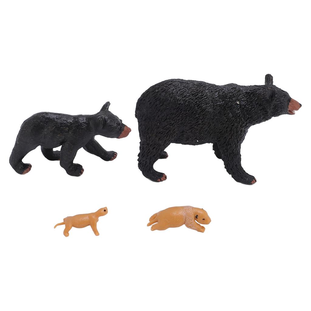 Bear Life Cycle Figure Cognitive Educational Decorative PVC Animal Life Cycle Figure for Teaching
