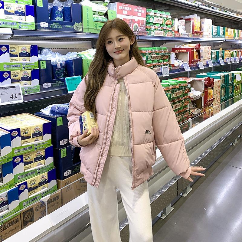 Winter new cotton-padded clothes women's warm cotton-padded jackets simple and versatile bread clothes thickened cotton-padded jackets