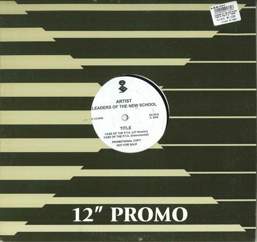 12inch Record LEADERS OF THE NEW SCHOOL - Case Of The P.t.a. ED5518PROMO ELEKTRA 1991 US Rap & Hip-Hop/R&B Used
