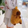 Kreativer Capybara Plüsch Rucksack Niedliche Umhängetasche Für Kinder Teenager Und Erwachsene Weiche Crossbody Taschen Schultasche Geschenk