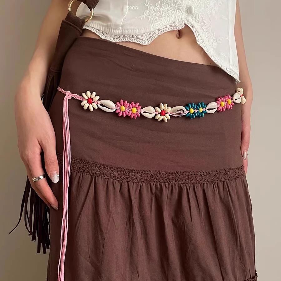 Taillenkette Kollektion~ Halskette mehrlagige Perlen-Taillenkette Brustkette Hofessen Schulterkette leichter Luxus Bein Kette einzigartiges Halsband