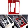 Car Center Console Gear Shift Decoration Panel Cover Decal Interior Trim Premium Sticker Real Quality Soft Carbon Fiber Inner Accessories Compatible