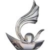 Modern Resin Sailboat Decorative Figurine Living Room Office Shelf Home Gift Minimalist Luxury Styling