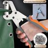 Handheld Hole Punch Eyelet Installation Tool 10mm Grommet Eyelet Plier Kit Metal Air Hole Rivet Plier for DIY Sewing & Crafting