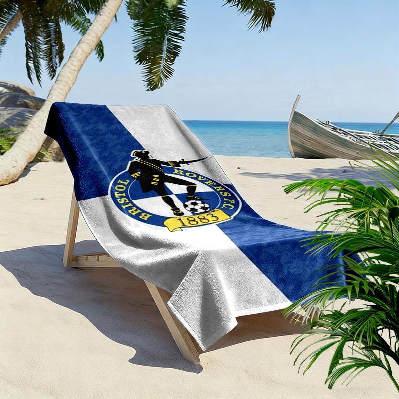 Toalla de Playa con Estampado del Bristol Rovers FC, Toalla Grande Suave de Secado Rápido para Playa, Camping, Natación