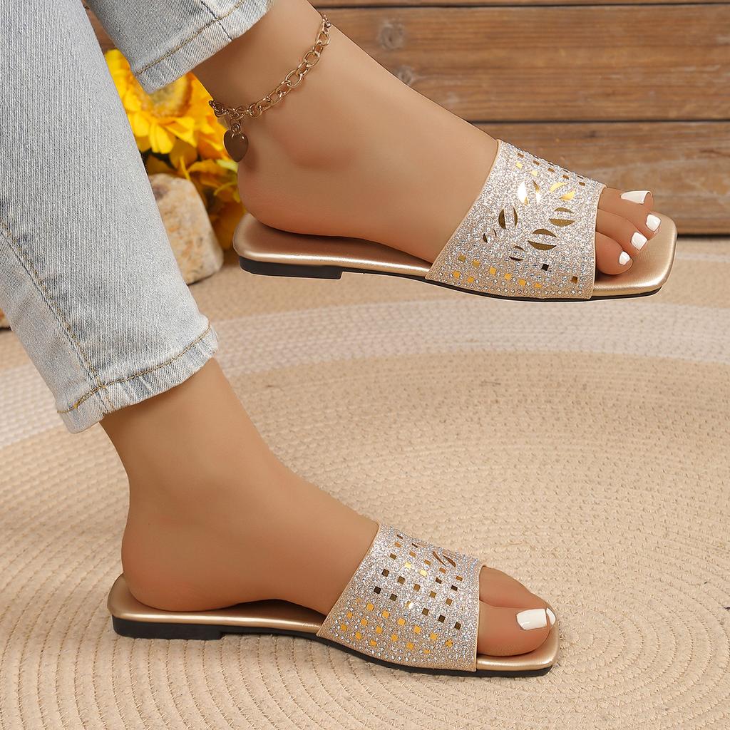 Fashion Women Slippers Summer High Quality Women Shoes Fashion Open Toe Sandals Large Size Flat Casual Beach Slippers Home Slides Women