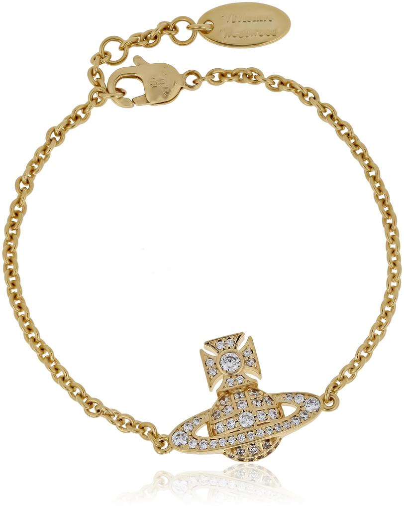 Vivienne Westwood CARMELA Bass Relief Bracelet, Women's, Brass, 6102021S/02R102 [Used]