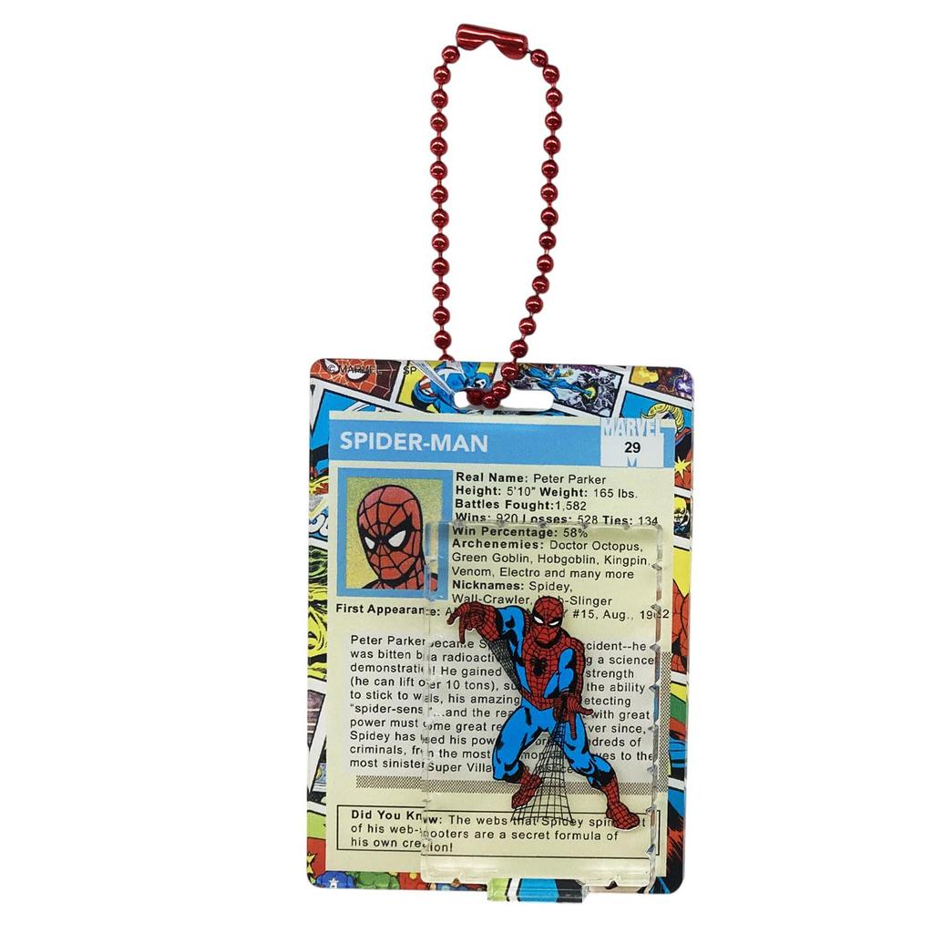 Small Planet Marvel Figures/Blind Blister-Style Acrylic Keychains, Complete Set of 10
