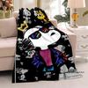 3D-Printed Classic Comic Theme Snoopy Fluffy Blanket Home Decor Collection: Sofa Throws & Shawls, Camping Blankets