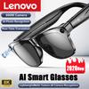 Lenovo Ochelari Inteligenți 100MP Cameră 8K HD Chat GPT Baterie 260mAh Apeluri Bluetooth Asistent Vocal Control Ochelari Inteligenți pentru Bărbați